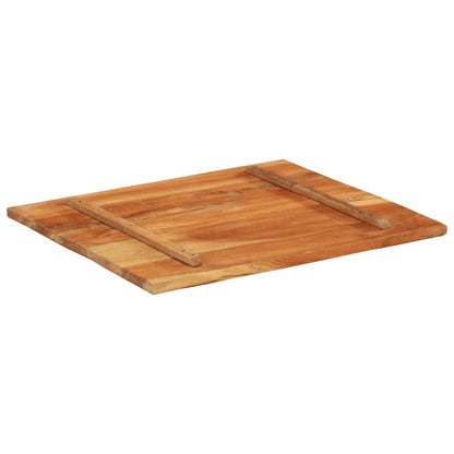 Tischplatte Rechteckig 70x80 cm 25-27 mm Altholz Massiv