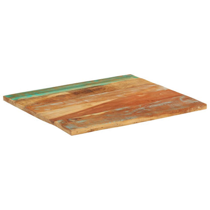 Tischplatte Rechteckig 70x80 cm 25-27 mm Altholz Massiv