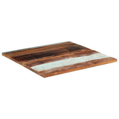 Tischplatte Quadratisch 80x80 cm 25-27 mm Altholz Massiv