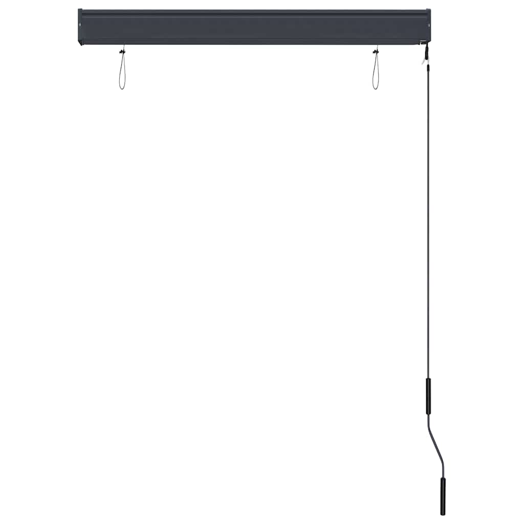 Außenrollo 100 x 250 cm Orange und Braun