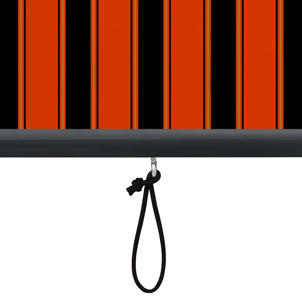 Außenrollo 120 x 250 cm Orange und Braun