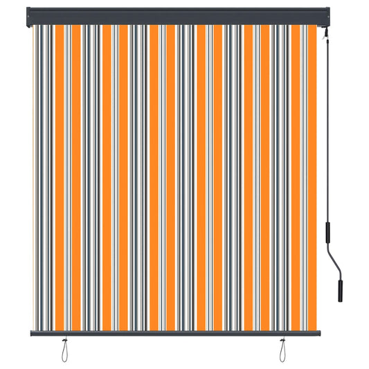 Außenrollo 140x250 cm Gelb und Blau