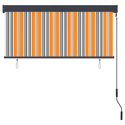 Außenrollo 140x250 cm Gelb und Blau