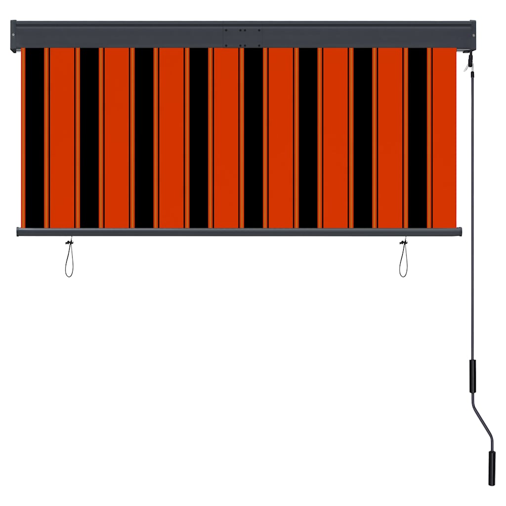 Außenrollo 140x250 cm Orange und Braun