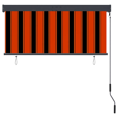 Außenrollo 140x250 cm Orange und Braun