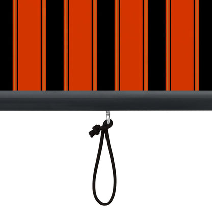 Außenrollo 160x250 cm Orange und Braun