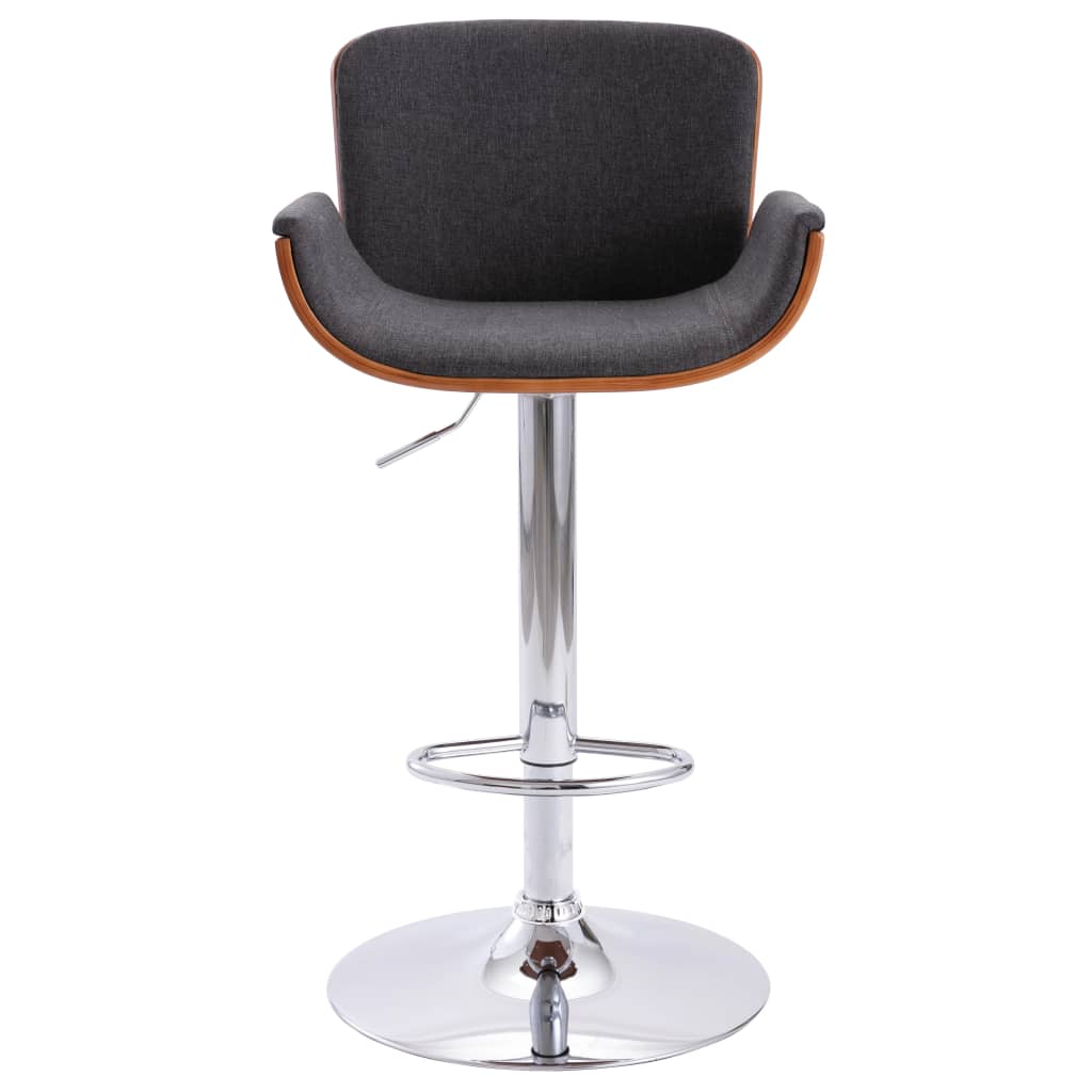Barhocker Grau Stoff