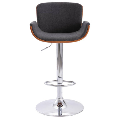 Barhocker Grau Stoff