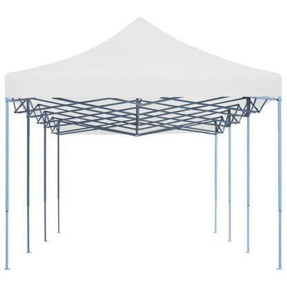 Pop-Up Partyzelt Faltbar 3 x 9 m Weiß