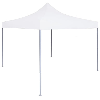 Profi-Partyzelt Faltbar 2×2 m Stahl Weiß