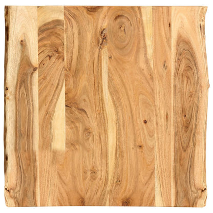 Tischplatte Massivholz Akazie 58x(50-60)x2,5 cm