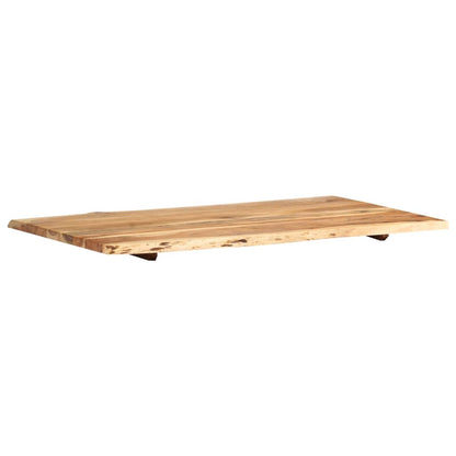 Tischplatte Massivholz Akazie 100x(50-60)x2,5 cm