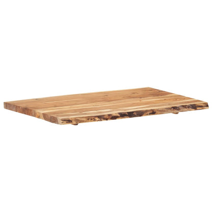 Tischplatte Massivholz Akazie 100x(50-60)x3,8 cm