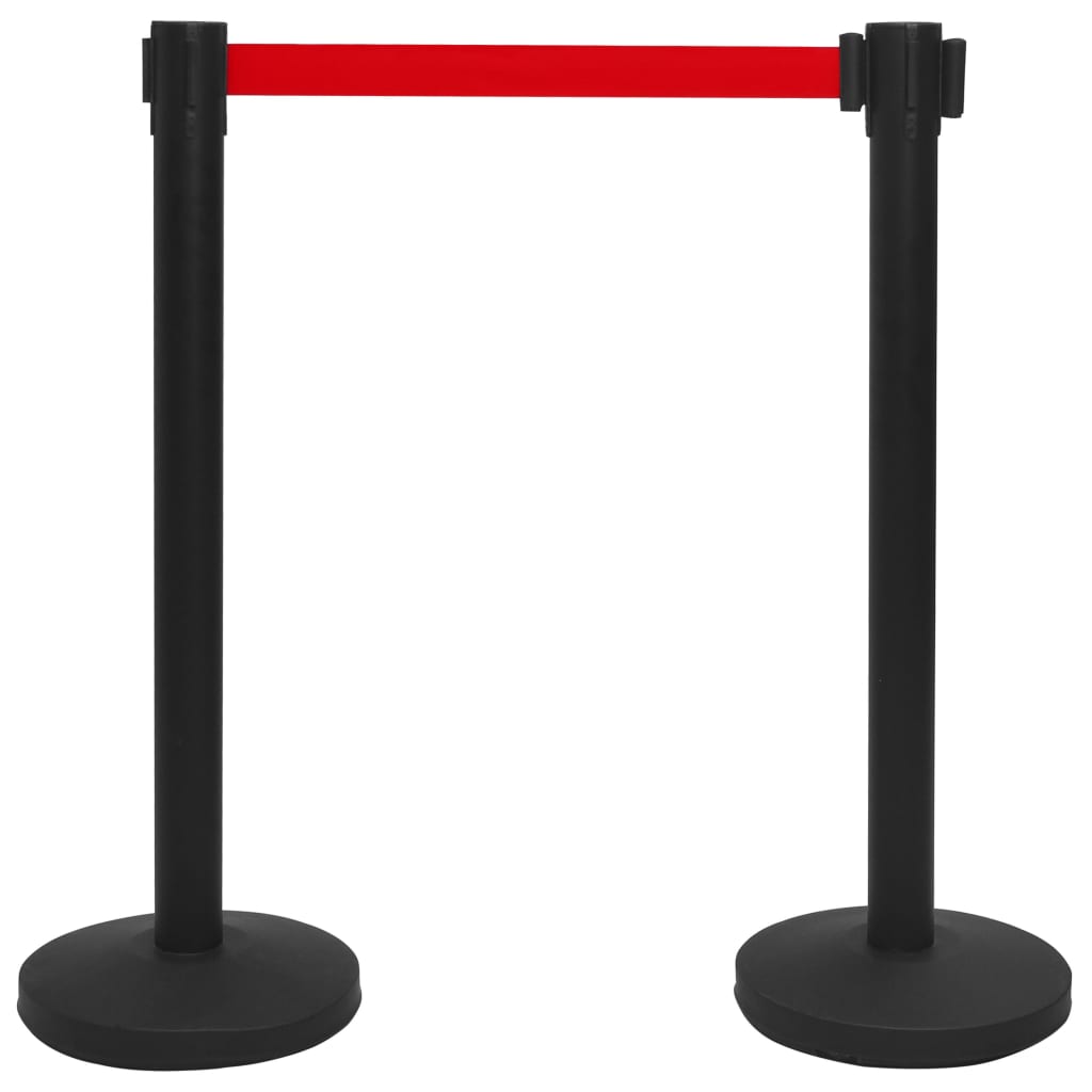 Personenleitsystem Stahl Schwarz