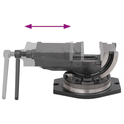 2-Achsen-Schraubstock Kippbar 100 mm