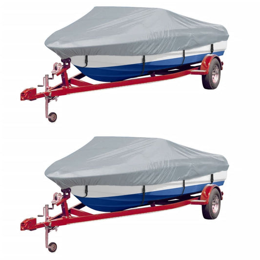 Bootspersenninge 2 Stk. Grau Länge 427-488 cm Breite 173 cm