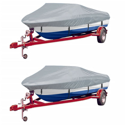 Bootspersenninge 2 Stk. Grau Länge 427-488 cm Breite 229 cm