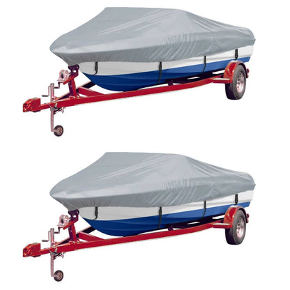 Bootspersenninge 2 Stk. Grau Länge 519-580 cm Breite 294 cm