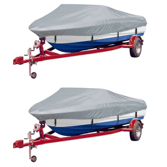 Bootspersenninge 2 Stk. Grau Länge 519-580 cm Breite 294 cm