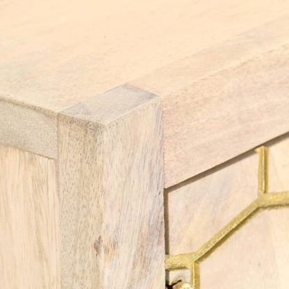 Skænk Gylden 120x30x75 cm massivt mangotræ