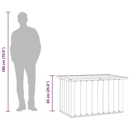 Gartenbox Grau 109x67x65 cm