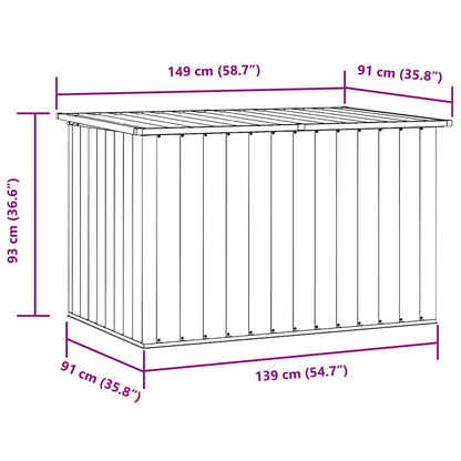 Gartenbox Braun 149x99x93 cm