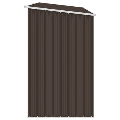 Havebrænde Opbevaring Brun 245x98x159 cm Galvaniseret Stål