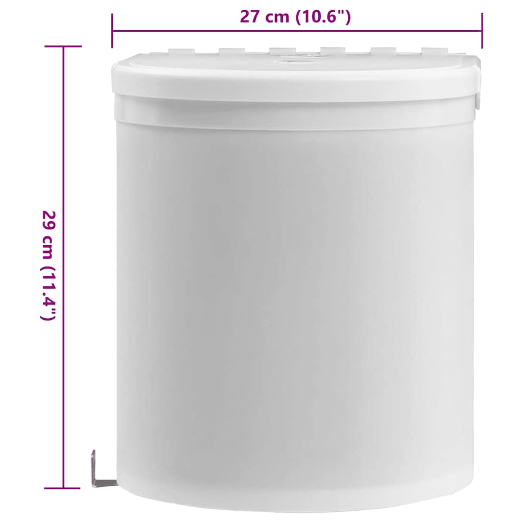 Küchen-Einbau-Mülleimer Kunststoff 8 L