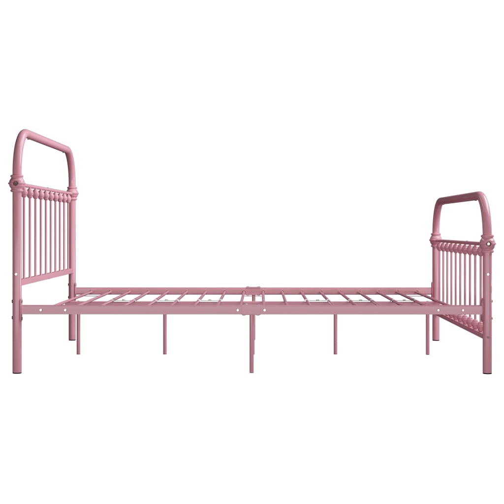 Bettgestell Rosa Metall 120x200 cm