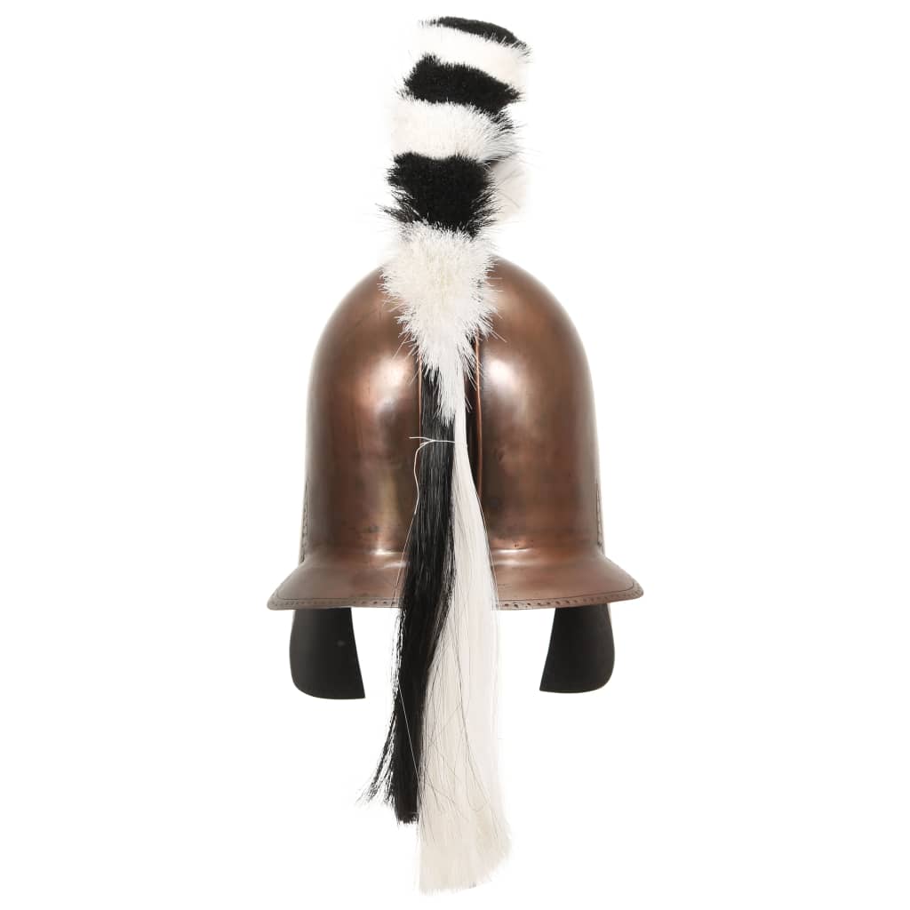 Griechischer Krieger-Helm Antik Replik für LARP Kupfern Stahl