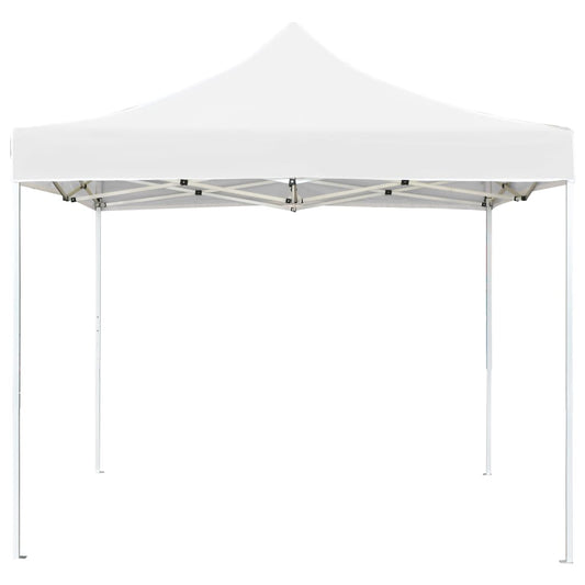 Profi-Partyzelt Faltbar Aluminium 2x2 m Weiß
