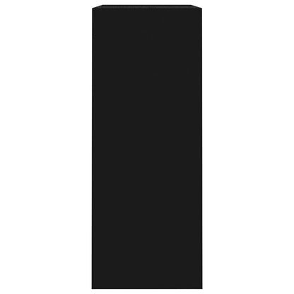 Bücherregal Schwarz 80x30x76,5 cm Holzwerkstoff