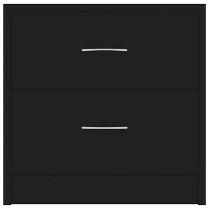 Nachttisch Schwarz 40x30x40 cm Holzwerkstoff