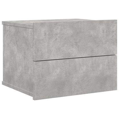 Nachttisch Betongrau 40x30x30 cm Holzwerkstoff