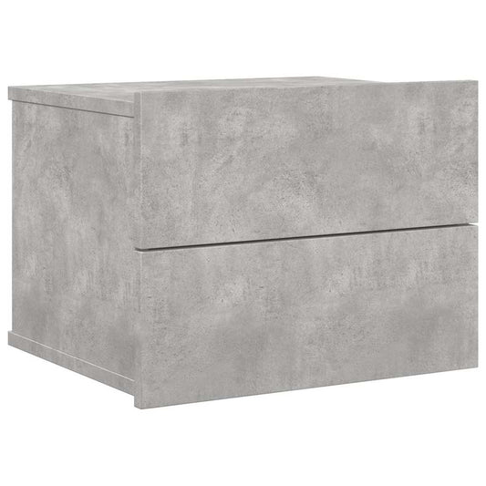 Nachttisch Betongrau 40x30x30 cm Holzwerkstoff
