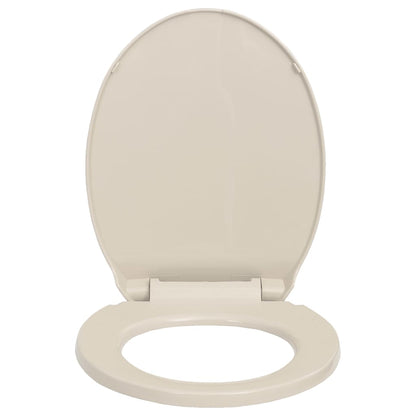 Toilettensitz mit Absenkautomatik Aprikose Oval