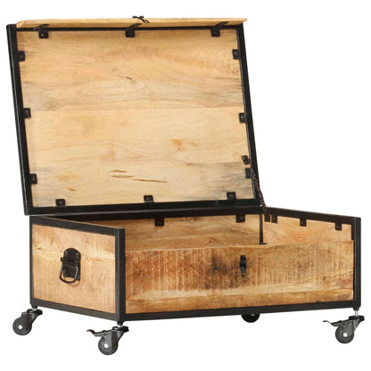 Couchtisch 70x50x33 cm Massivholz Mango