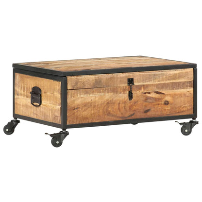 Couchtisch 70x50x33 cm Massivholz Mango