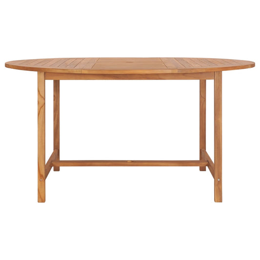 Gartentisch 150x76 cm Massivholz Teak