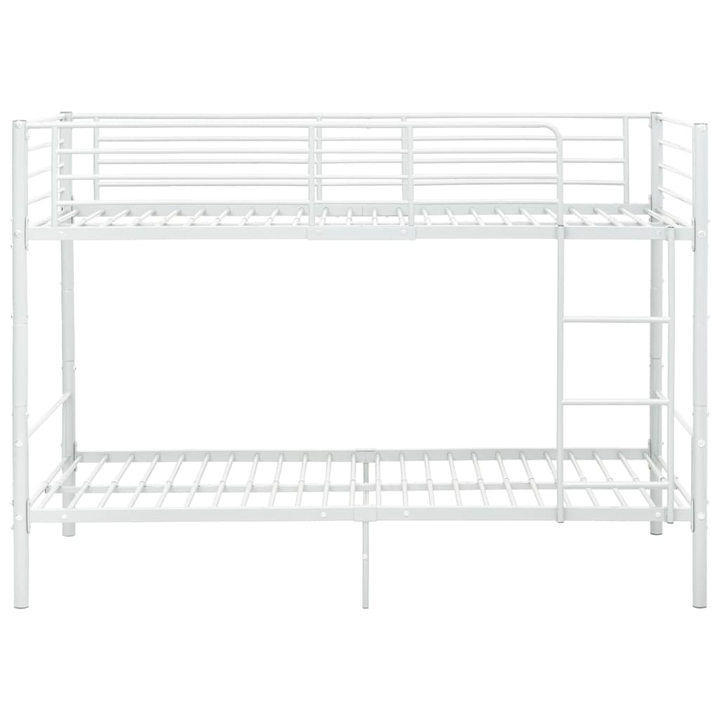 Etagenbett Weiß Metall 90×200 cm