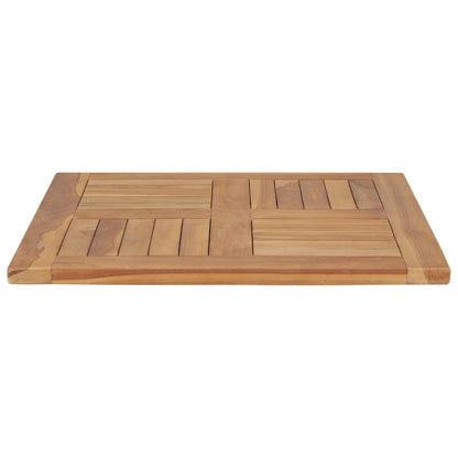 Tischplatte Massivholz Teak 60×60×2,5 cm
