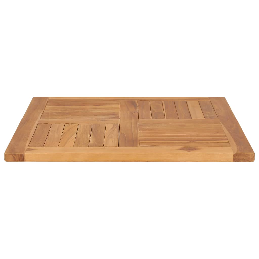 Tischplatte Massivholz Teak 70×70×2,5 cm