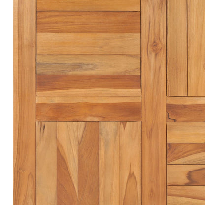 Tischplatte Massivholz Teak 70×70×2,5 cm