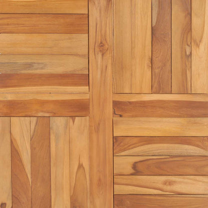 Tischplatte Massivholz Teak 70×70×2,5 cm