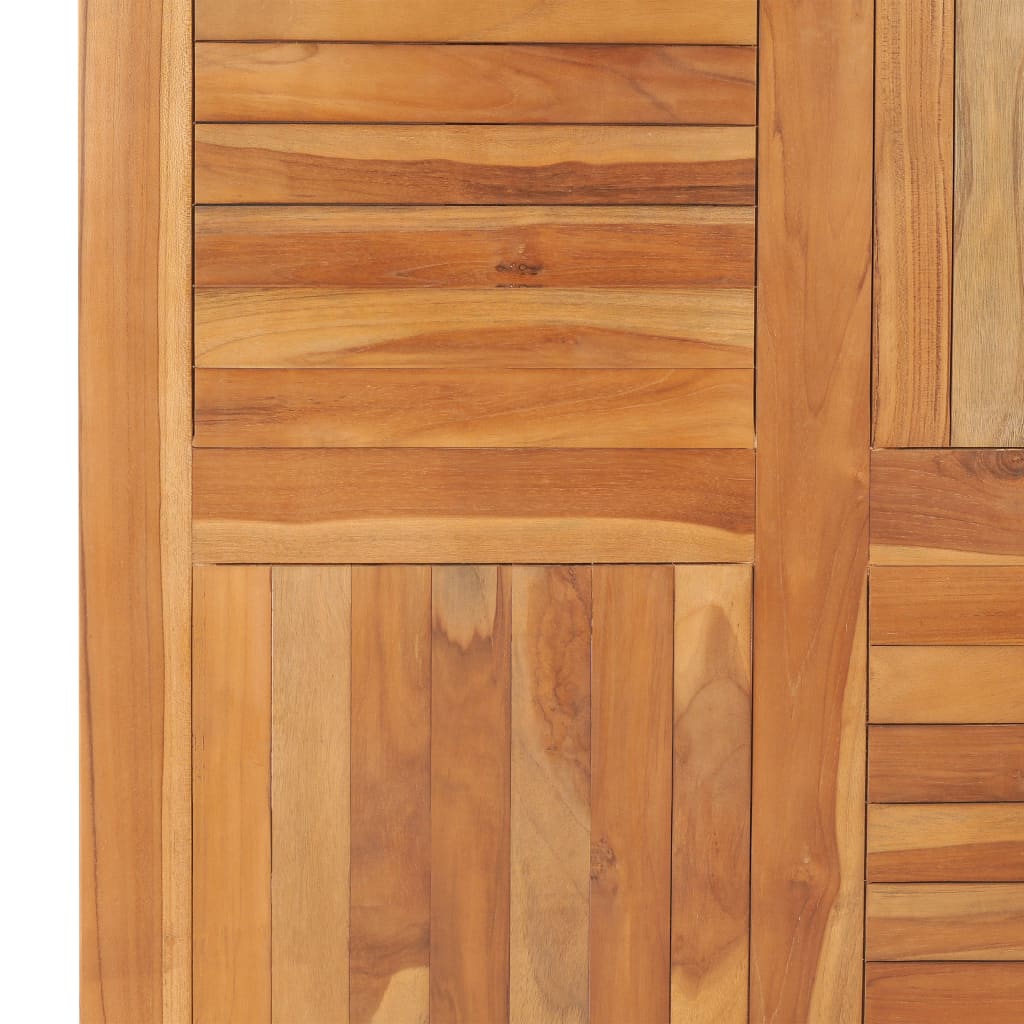 Tischplatte Massivholz Teak Quadratisch 90×90×2,5 cm
