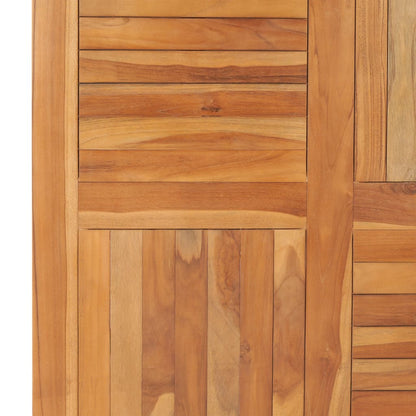 Tischplatte Massivholz Teak Quadratisch 90×90×2,5 cm