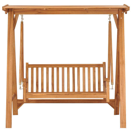 Hollywoodschaukel 170 cm Massivholz Teak