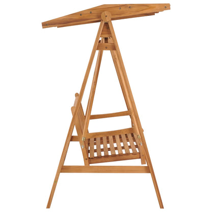 Hollywoodschaukel 170 cm Massivholz Teak