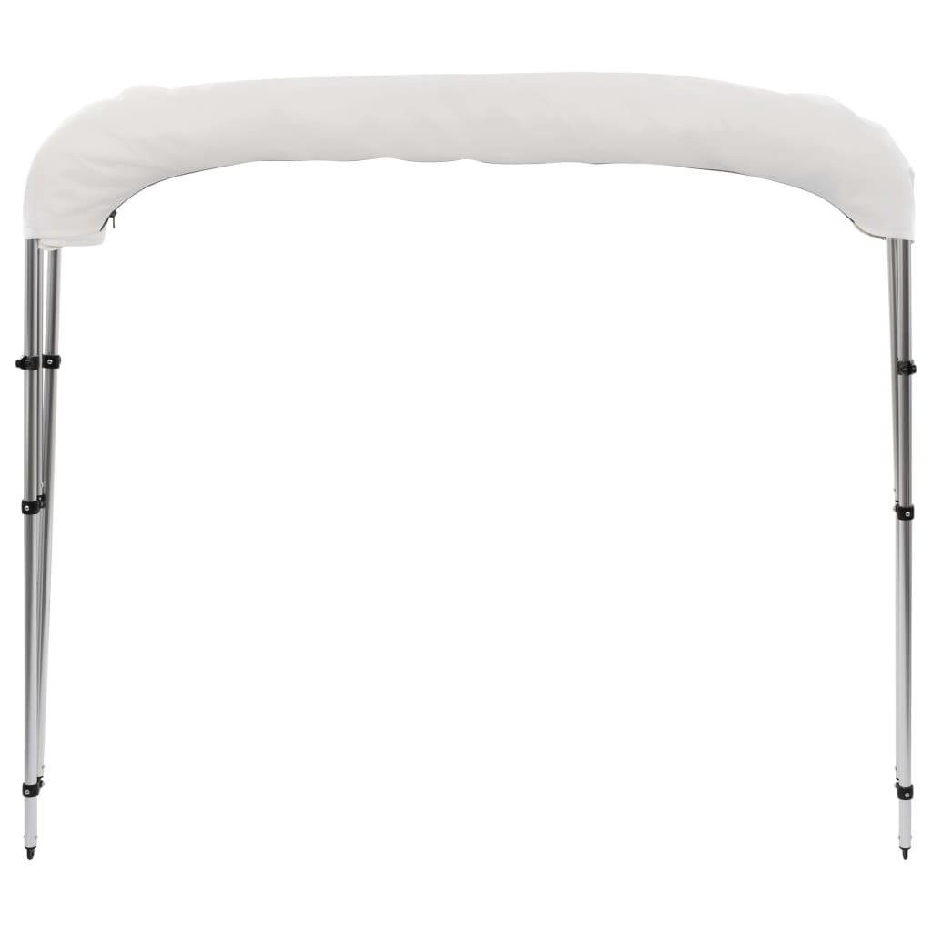 3-Bow Bimini Top Weiß 183x140x137 cm