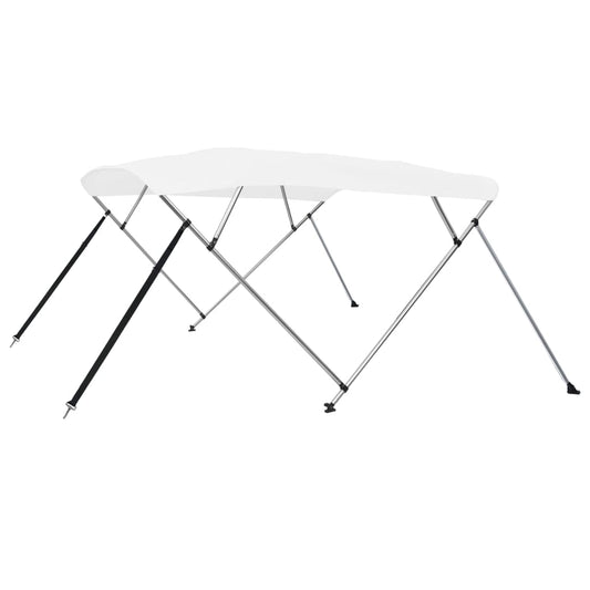 4-Bow Bimini Top Weiß 243x180x137 cm